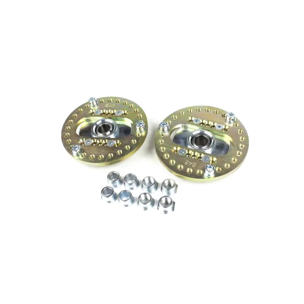 FAMEFORM Domlager V3 passend für BMW E30 E34 E32 E24 E28 Vorderachse einstellbar Set (Stahl)