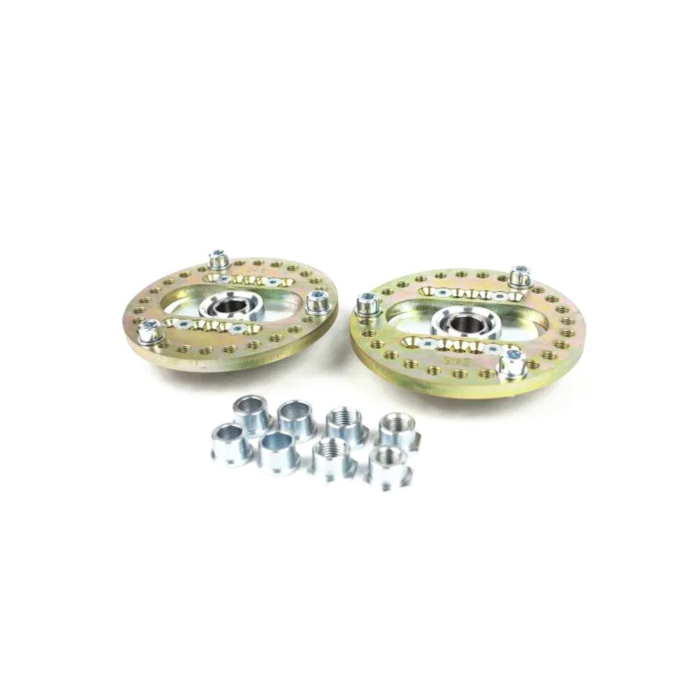 FAMEFORM Domlager V3 passend für BMW E30 E34 E32 E24 E28 Vorderachse einstellbar Set (Stahl)