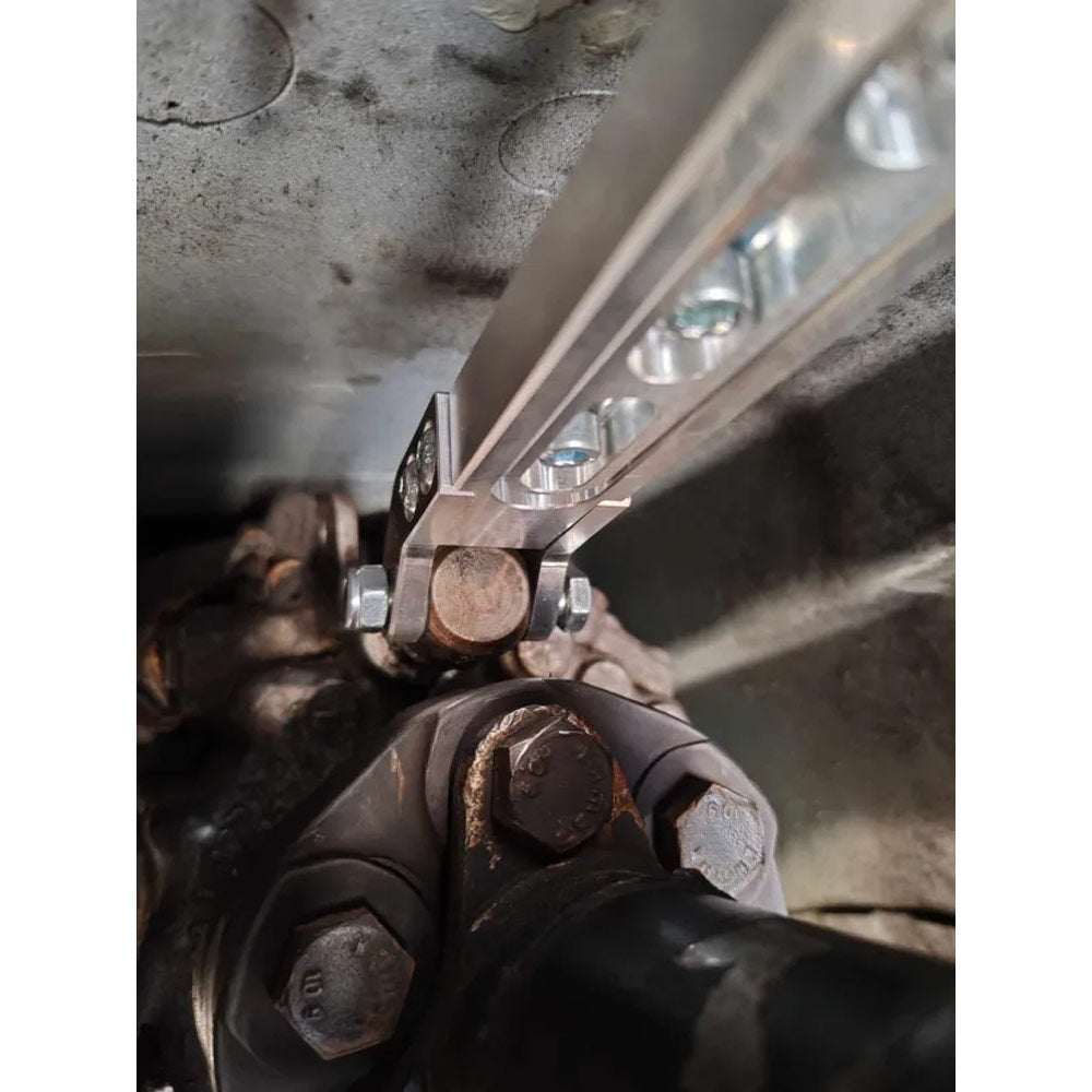 FAMEFORM Getriebe Schaltführung passend für BMW E30 E36 E46 E39 E90 E92 mit Short Shifter einstellbar (Aluminium)