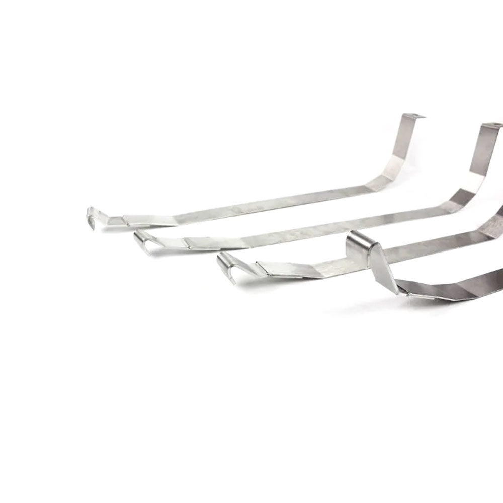 FAMEFORM Kraftstofftankbänder Tankhalterungen passend für BMW E36 Coupe Limo Touring (Edelstahl)