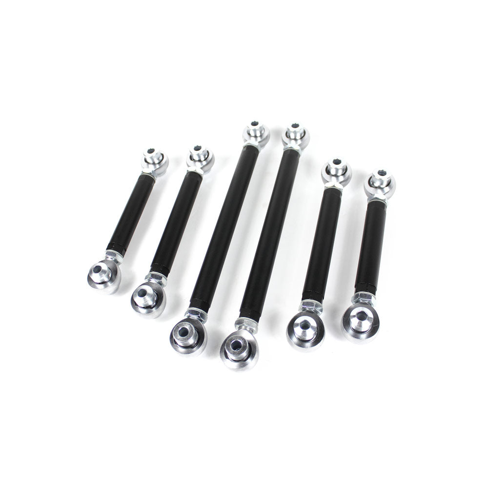 FAMEFORM Querlenker passend für BMW E8X E9X kein M Hinterachse einstellbar Set Uniball (6-teilig / Stahl)