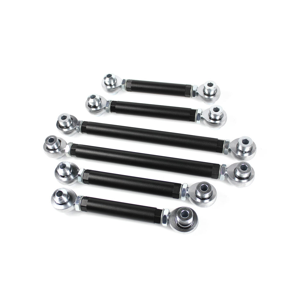 FAMEFORM Querlenker passend für BMW E8X E9X kein M Hinterachse einstellbar Set Uniball (6-teilig / Stahl)