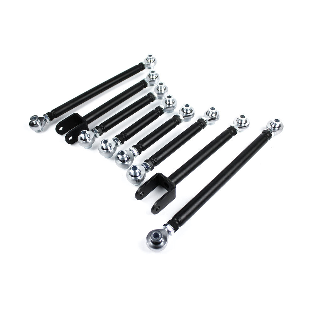 FAMEFORM Querlenker passend für BMW F2X F3X Hinterachse einstellbar Set Uniball (8-teilig / Cr-Mo)