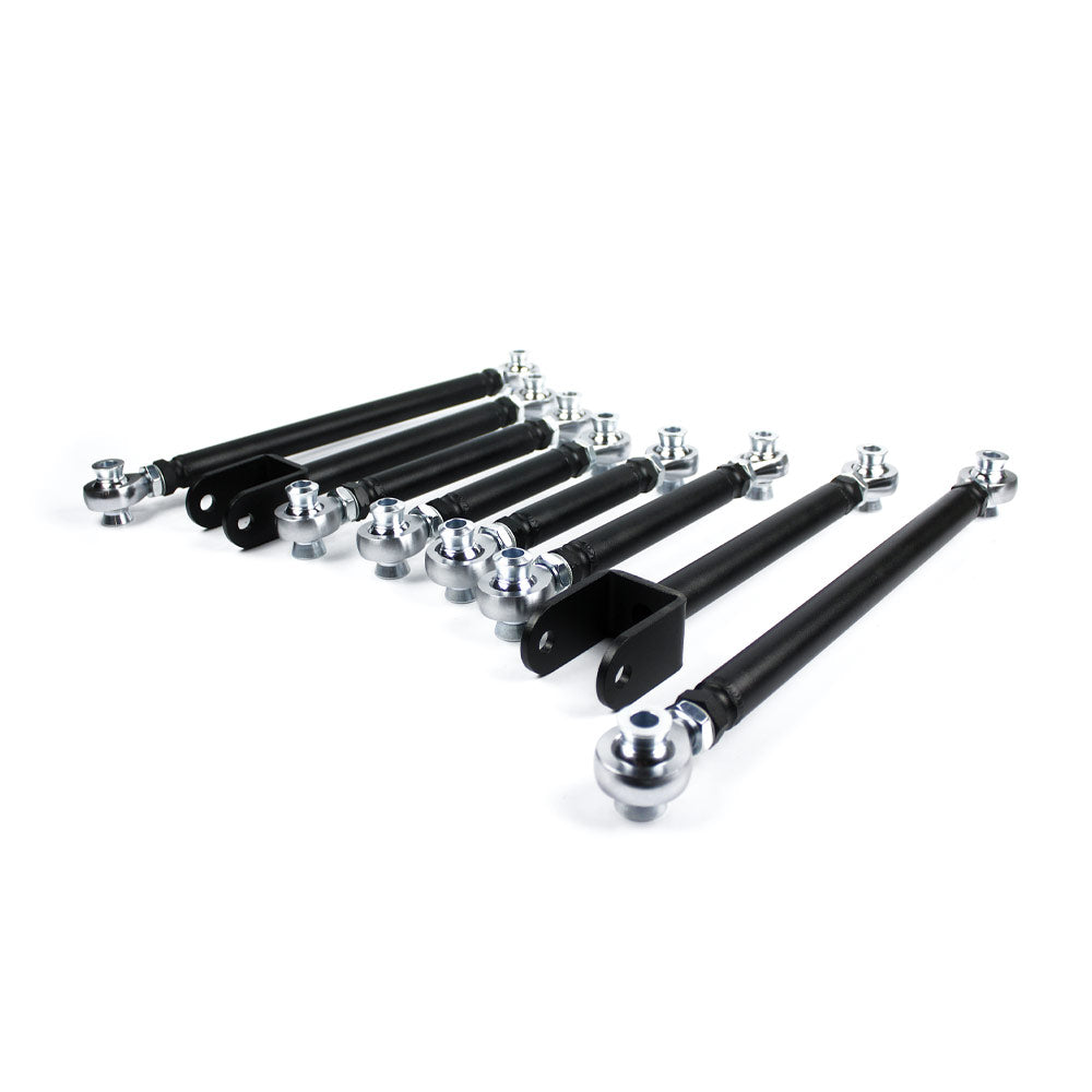 FAMEFORM Querlenker passend für BMW F2X F3X Hinterachse einstellbar Set Uniball (8-teilig / Cr-Mo)