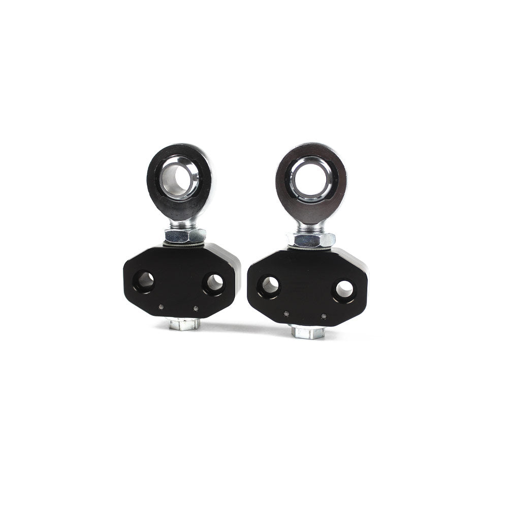 FAMEFORM Querlenker Vorderachse Buchsen Lollipop Set Uniball stufenlos einstellbar passend für BMW E46 (Aluminium)