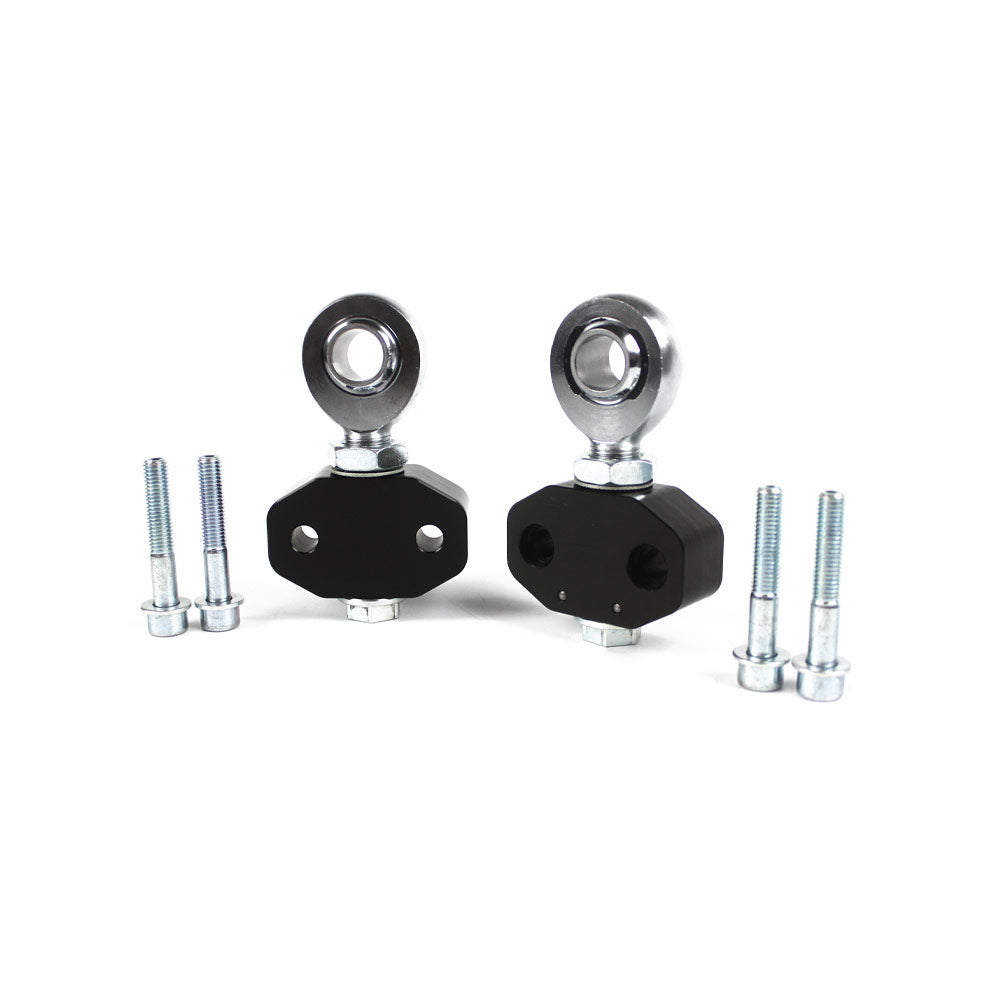 FAMEFORM Querlenker Vorderachse Buchsen Lollipop Set Uniball stufenlos einstellbar passend für BMW E46 (Aluminium)