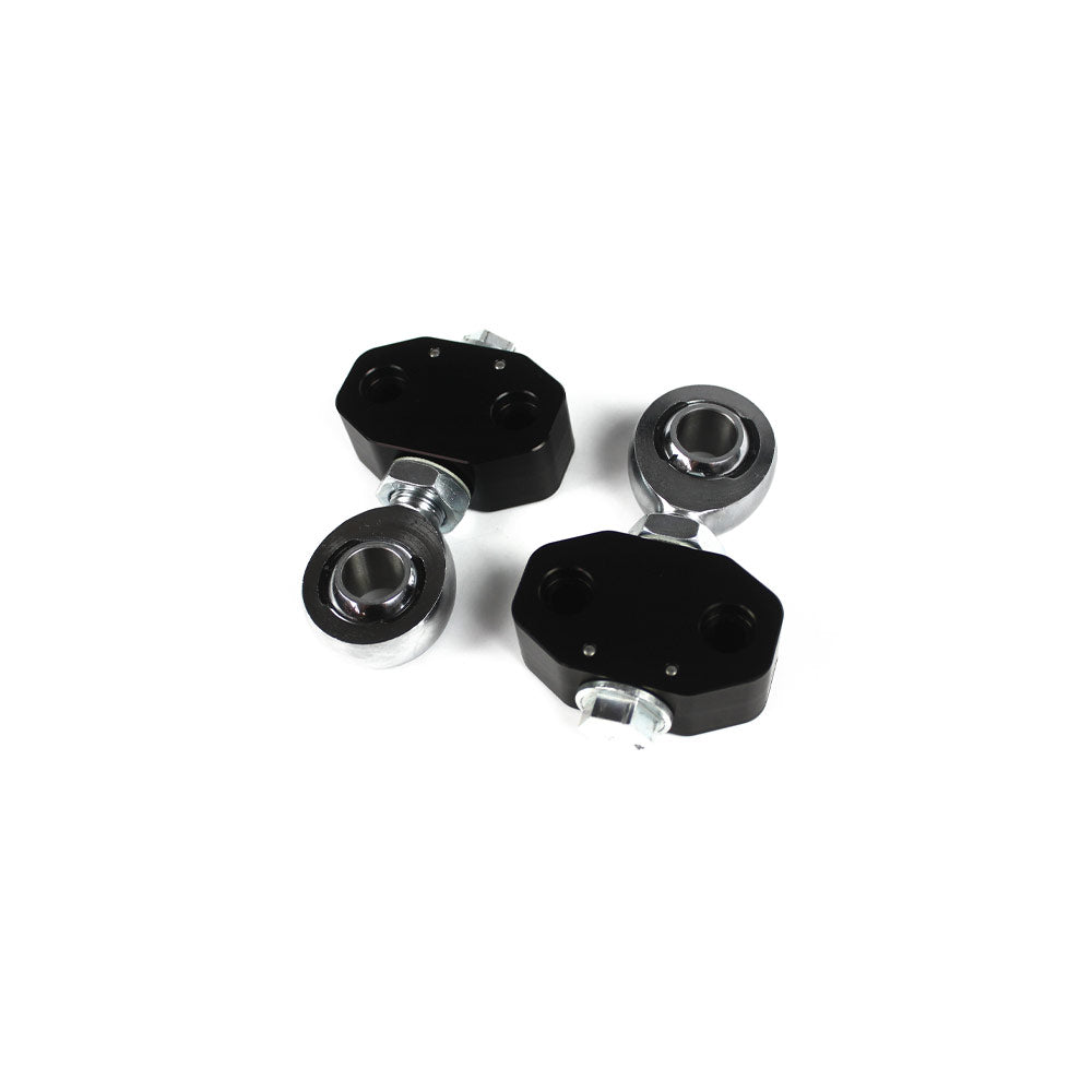 FAMEFORM Querlenker Vorderachse Buchsen Lollipop Set Uniball stufenlos einstellbar passend für BMW E46 (Aluminium)