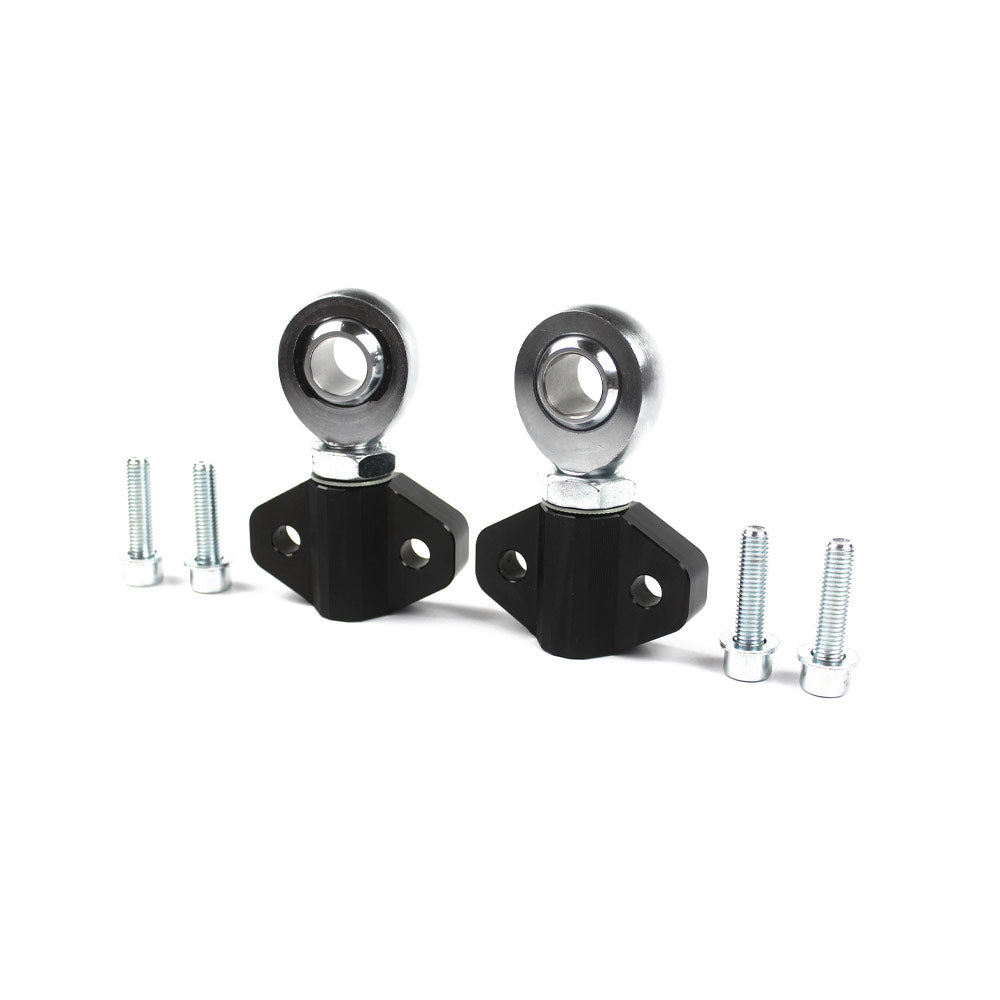FAMEFORM Querlenker Vorderachse Buchsen Lollipop Set Uniball stufenweise einstellbar passend für BMW E46 (Aluminium)