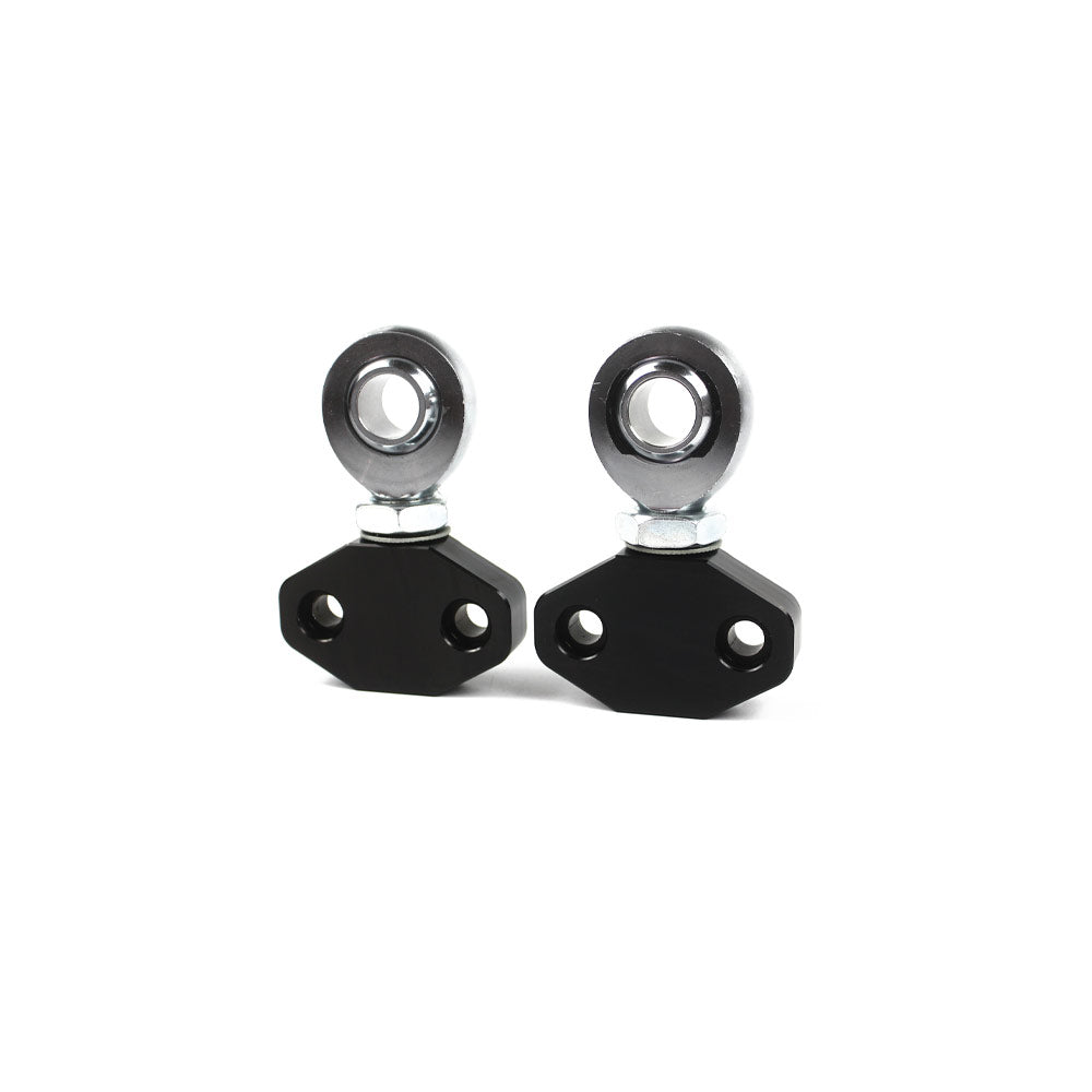 FAMEFORM Querlenker Vorderachse Buchsen Lollipop Set Uniball stufenweise einstellbar passend für BMW E46 (Aluminium)