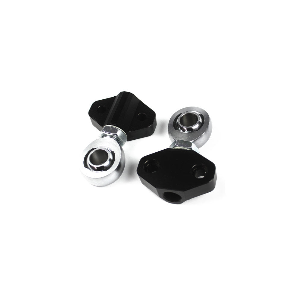 FAMEFORM Querlenker Vorderachse Buchsen Lollipop Set Uniball stufenweise einstellbar passend für BMW E46 (Aluminium)