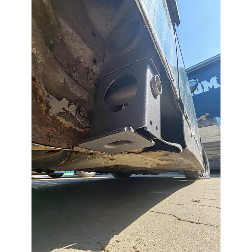 FAMEFORM Reparaturbleche Einschweissbleche Wagenheberaufnahme passend für BMW E36 Coupe (Stahl)