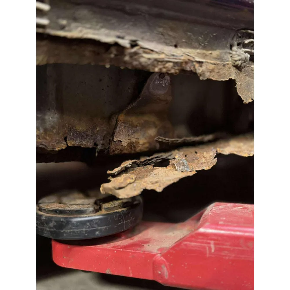 FAMEFORM Reparaturbleche Einschweissbleche Wagenheberaufnahme hinten passend für BMW E46 (Stahl)
