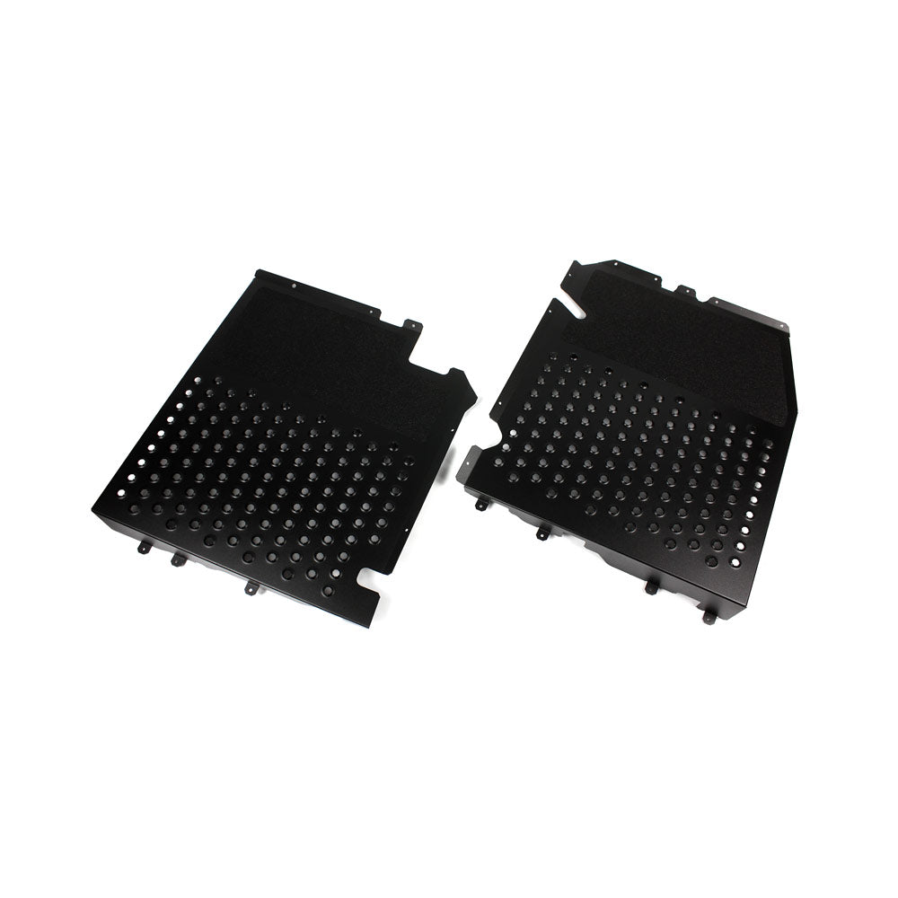 FAMEFORM Trittbretter Bodenbleche Set passend für BMW E39 (Stahl / Griptape)
