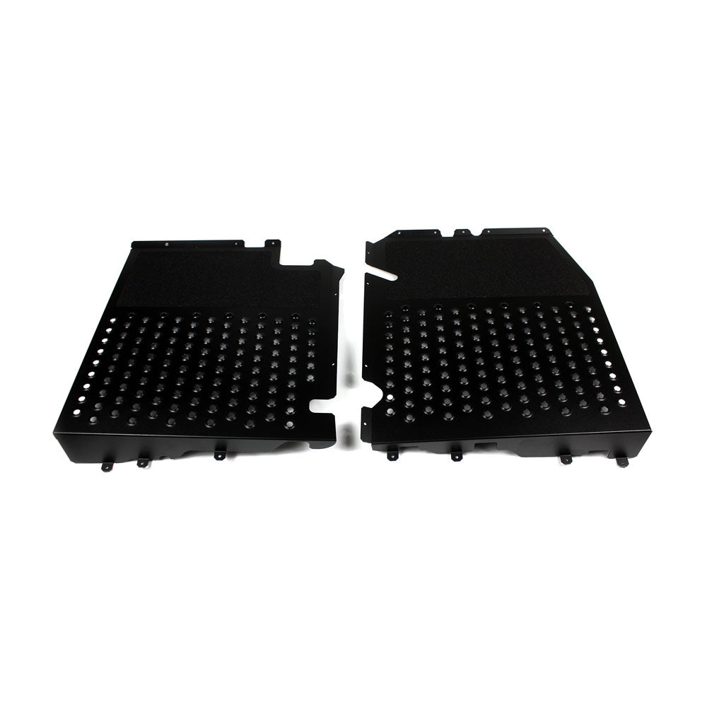 FAMEFORM Trittbretter Bodenbleche Set passend für BMW E39 (Stahl / Griptape)