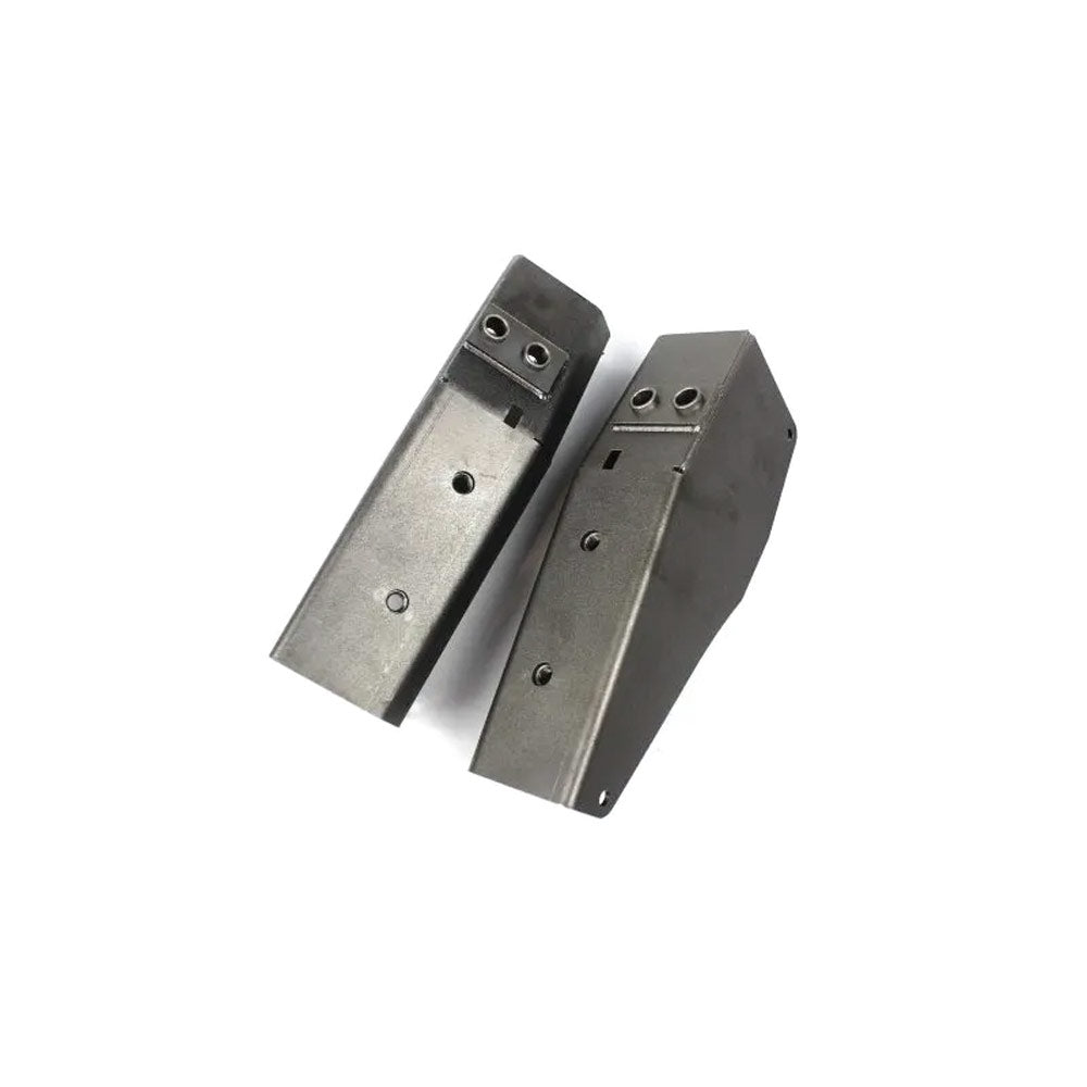 FAMEFORM Verstärkungsbleche Einschweissbleche Längsträgerverstärkung Querlenkeraufnahme passend für BMW E36 (Stahl)