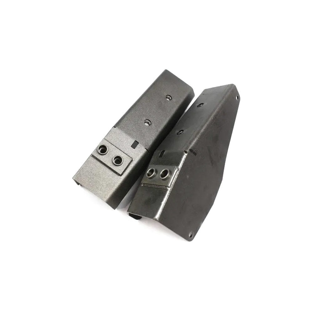 FAMEFORM Verstärkungsbleche Einschweissbleche Längsträgerverstärkung Querlenkeraufnahme passend für BMW E36 (Stahl)