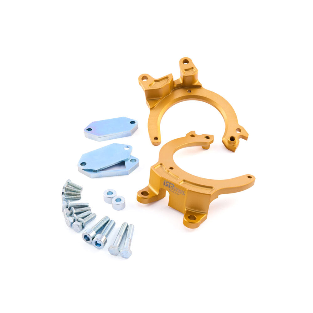 IRP Adapter Hinterachse Set auf 2. Bremssattel passend für BMW E8X E9X (Aluminium)