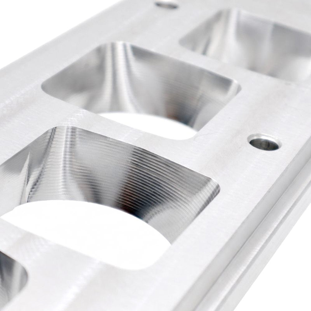 KAKUMA RACING PARTS Ansaugbrücken Adapter passend für Nissan VQ35 auf VQ37 (Aluminium)