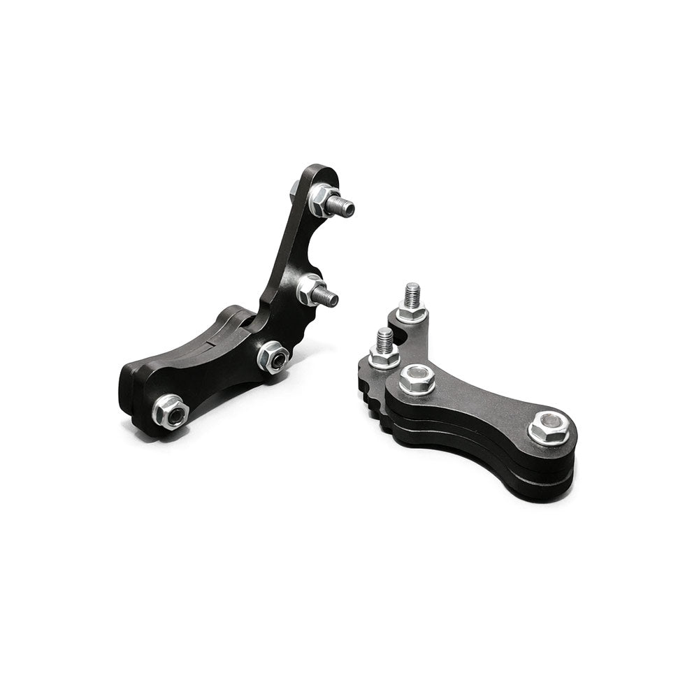 KAKUMA RACING PARTS Dual Caliper Kit Hinterachse auf 2. Bremssattel für Fly-Off passend für BMW E30 (Stahl)