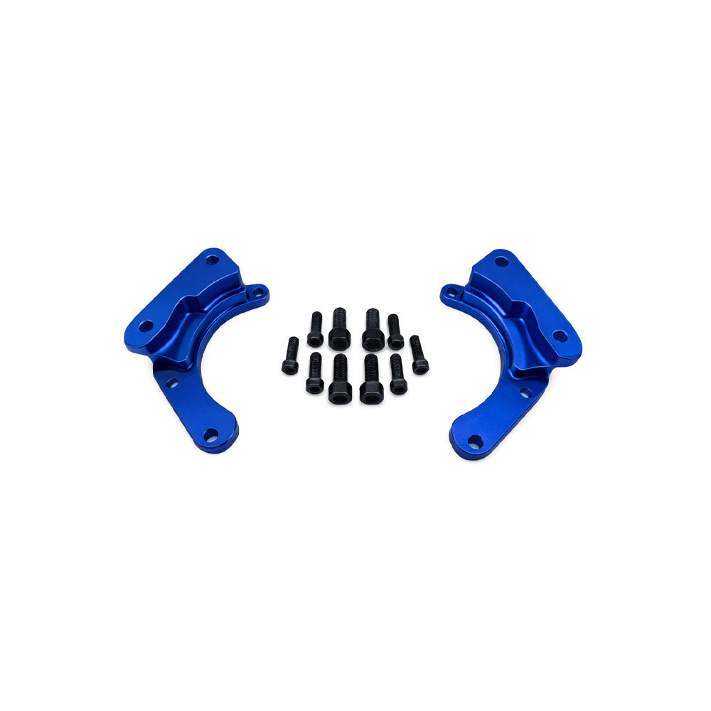 KAKUMA RACING PARTS Dual Caliper Kit Hinterachse auf 2. Bremssattel für Fly-Off passend für BMW E46 330 (Aluminium)