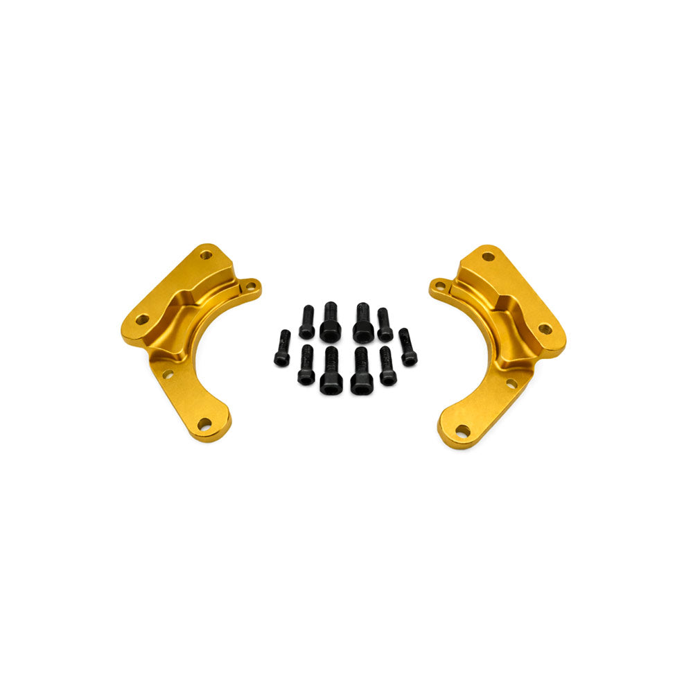 KAKUMA RACING PARTS Dual Caliper Kit Hinterachse auf 2. Bremssattel für Fly-Off passend für BMW E46 330 (Aluminium)