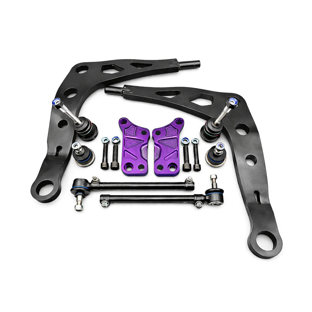 KAKUMA RACING PARTS Lenkwinkel Kit PRO passend für BMW E46 Vorderachse