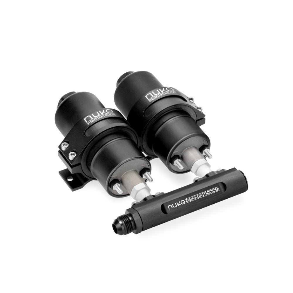 NUKE PERFORMANCE 4-Port Verteiler für Inline-Kraftstoffpumpen