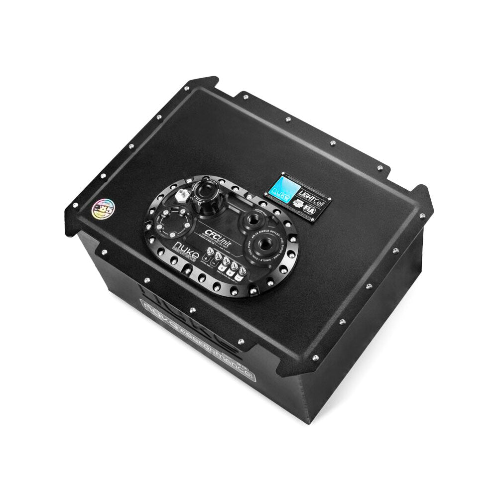NUKE PERFORMANCE 55 Liter LightCell Kraftstofftank mit integriertem Surge Tank (FIA)
