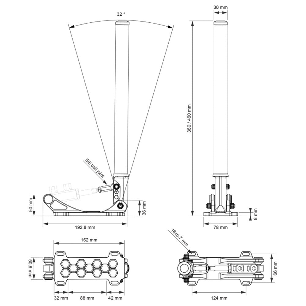 NUKE PERFORMANCE DriftSpec Pro hydraulische Handbremse Fly-Off Carbon Kevlar