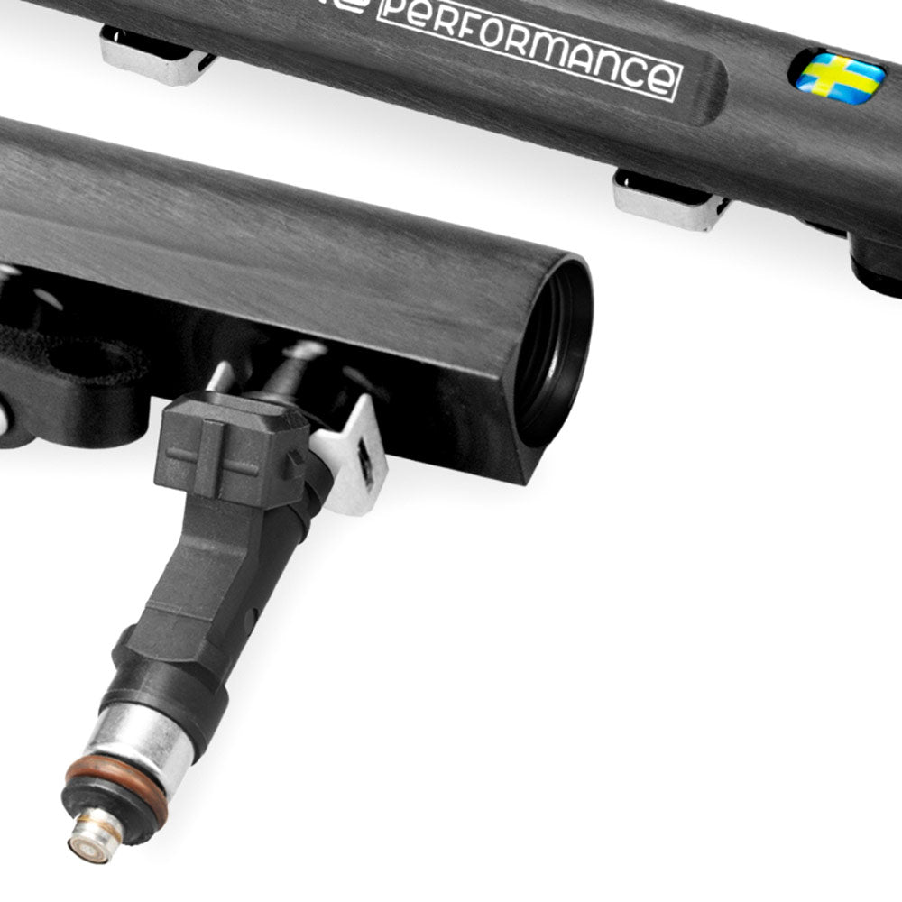NUKE PERFORMANCE Fuel Rail Kraftstoffverteiler passend für Mercedes-Benz M102 4-Zylinder 8V