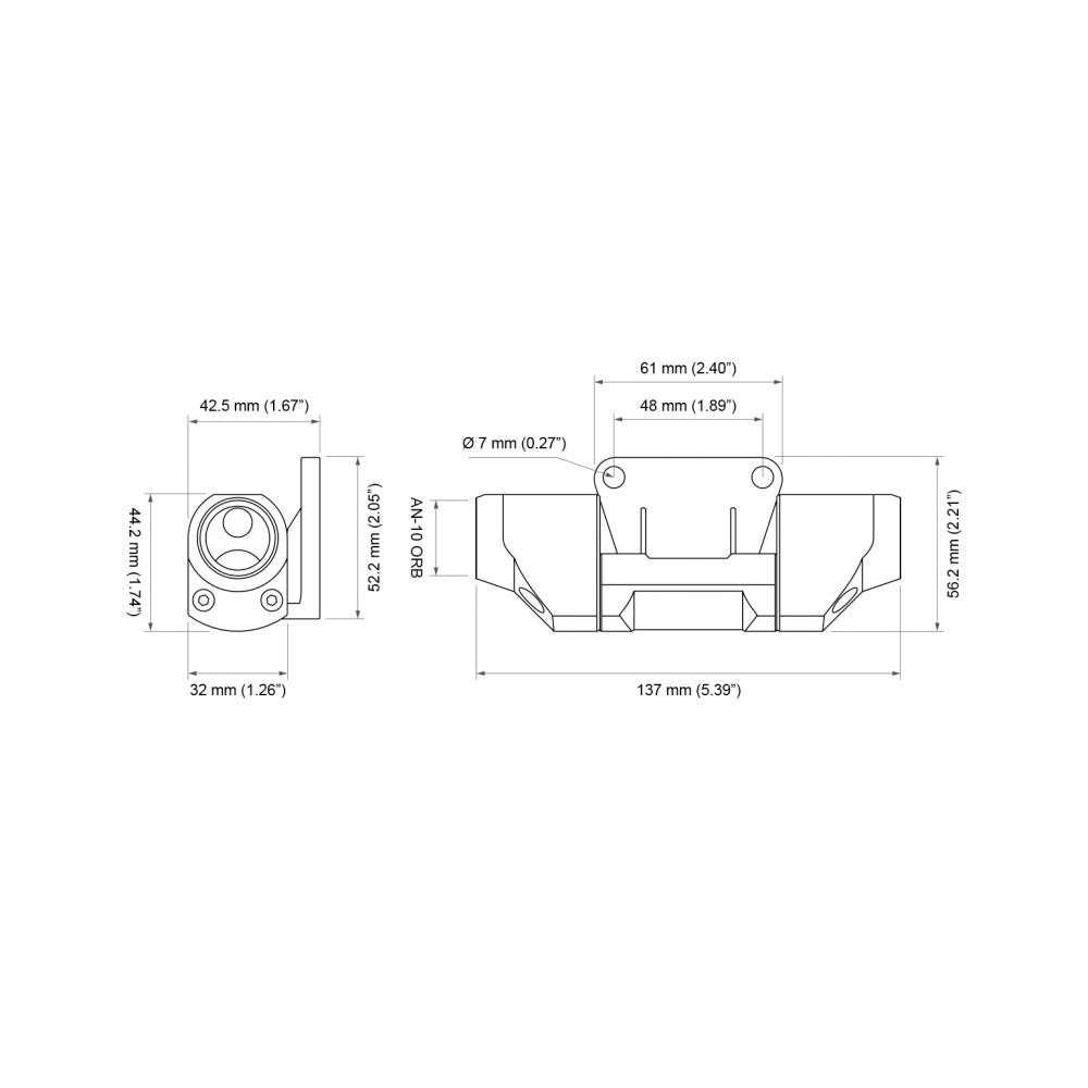NUKE PERFORMANCE Full Flow Flex Fuel Sensor Adapter