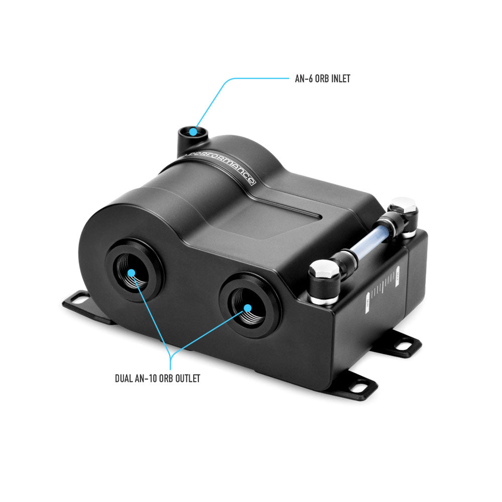 NUKE PERFORMANCE Universeller Kühlmittel Ausgleichsbehälter 0.8L (Aluminium)