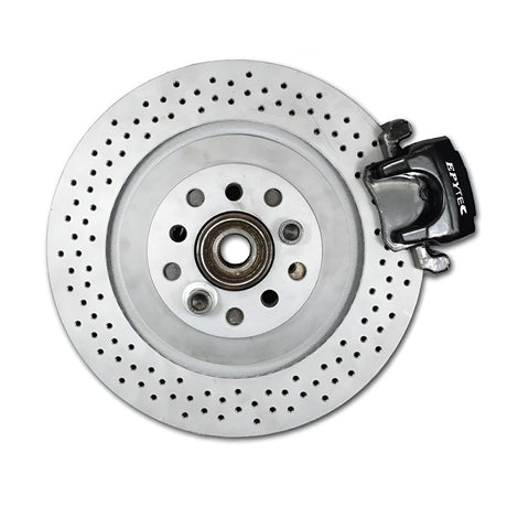EPYTEC Bremssattel Adapter passend für VW Golf 4 R32 Polo WRC / Audi S3 / Seat Leon für 335x22mm Bremsscheibe Hinterachse