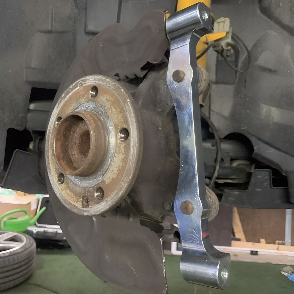 EPYTEC Bremssattel Adapter passend für Mercedes-Benz W639 W447 für 6-Kolben AMG Sattel mit 390x36mm Bremsscheibe Vorderachse