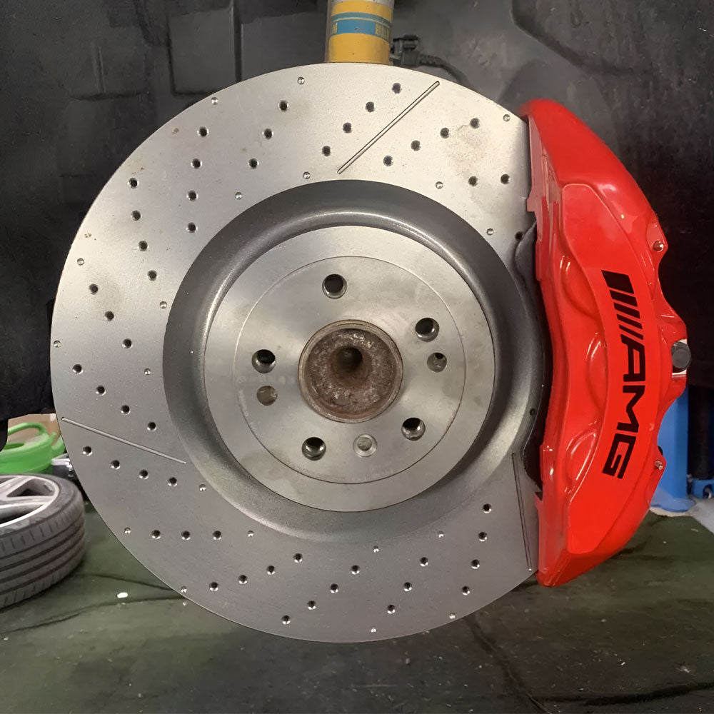 EPYTEC Bremssattel Adapter passend für Mercedes-Benz W639 W447 für 6-Kolben AMG Sattel mit 390x36mm Bremsscheibe Vorderachse