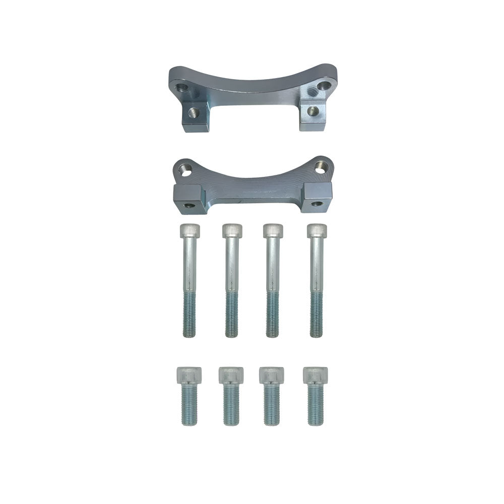 EPYTEC Bremssattel Adapter passend für Audi A4 S4 RS4 B5 A6 C5 / VW Passat für 4-Kolben Sattel mit 356x32mm Audi R8 Bremsscheibe Vorderachse