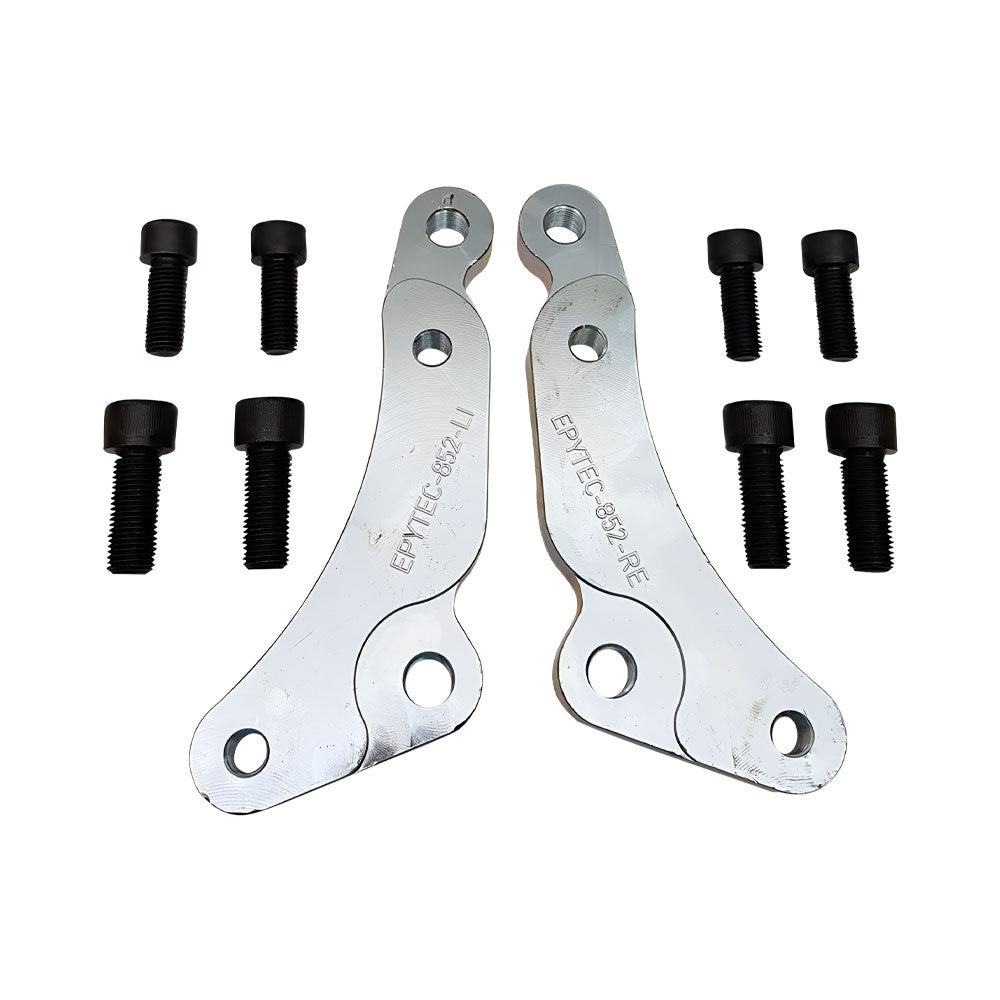 EPYTEC Bremssattel Adapter passend für BMW E46 für Porsche Cayenne Sattel mit 345x28mm Bremsscheibe Vorderachse