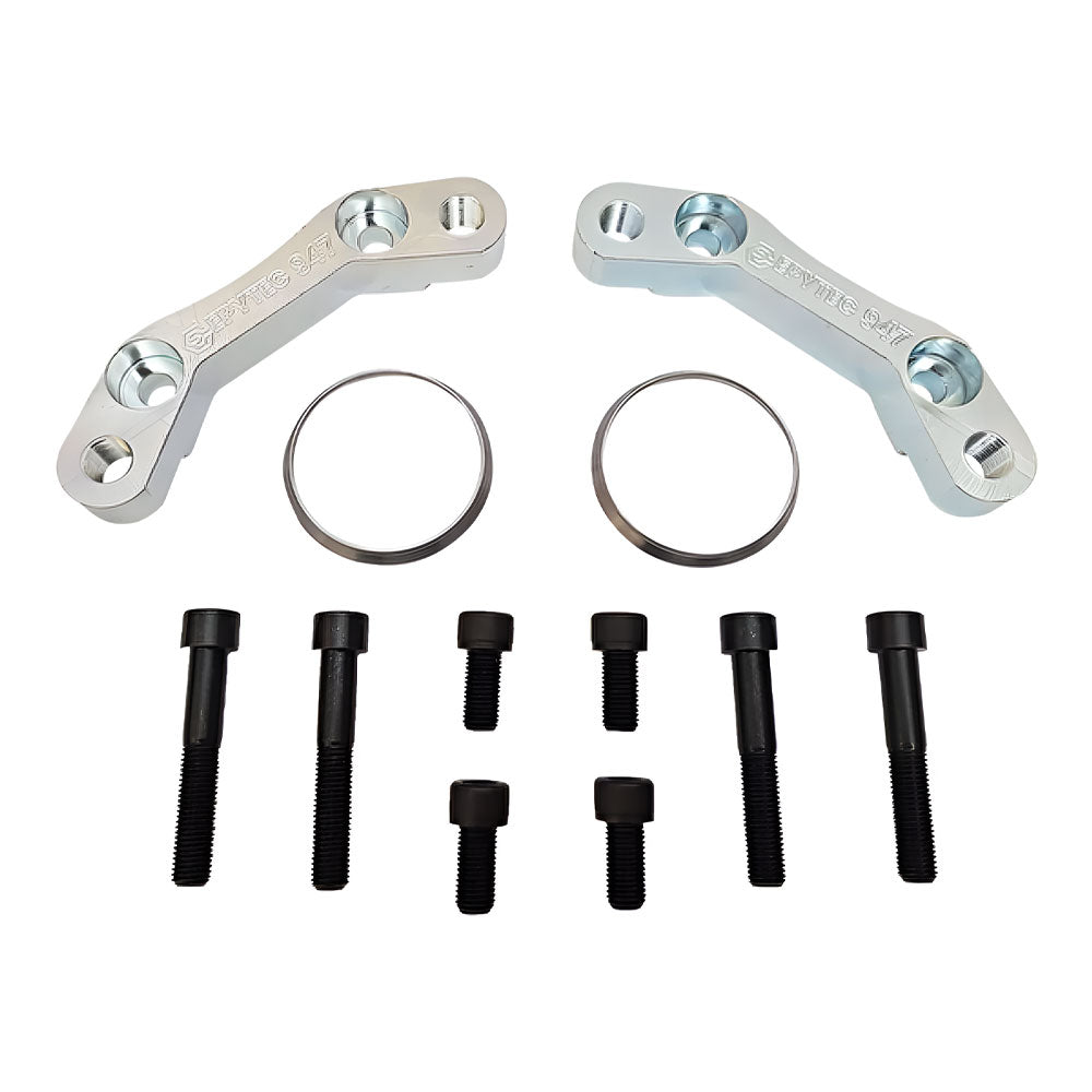 EPYTEC Bremssattel Adapter passend für VW Golf 4 Polo / Audi A3 TT / Seat Leon für Porsche Bremsanlage