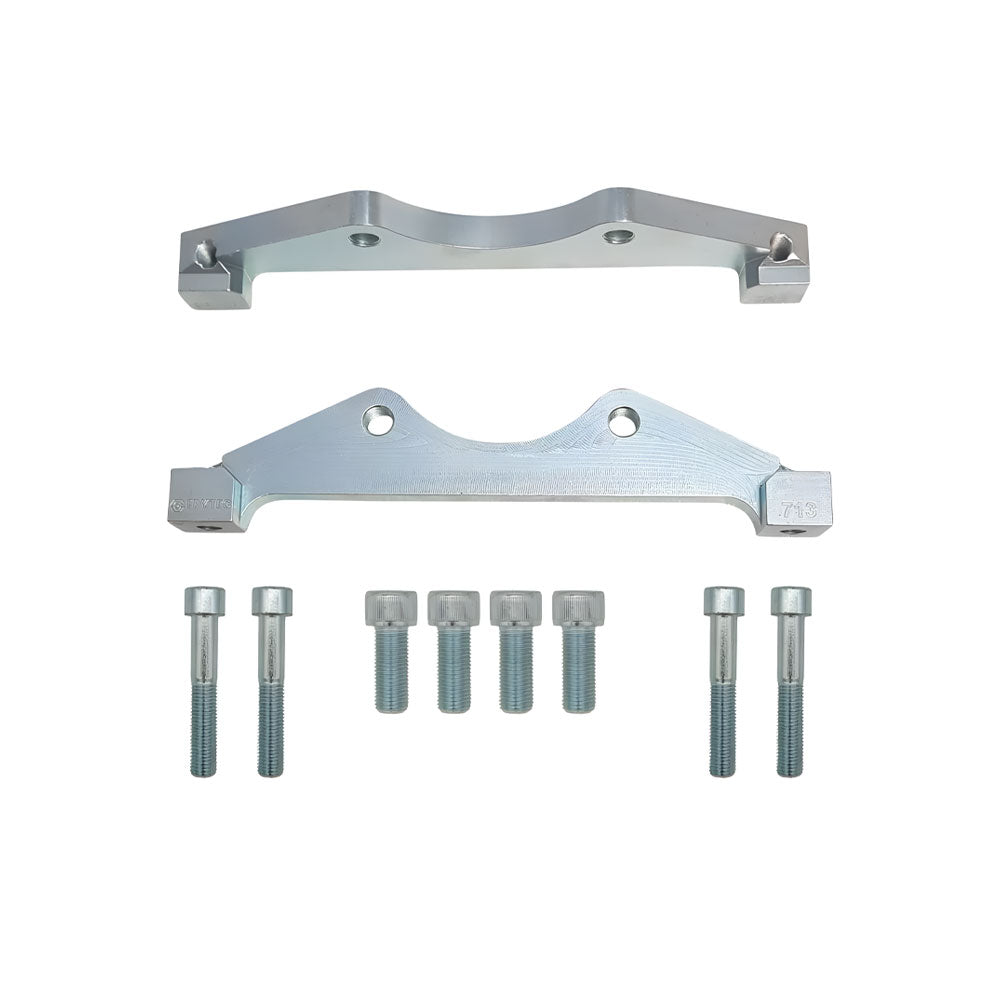 EPYTEC Bremssattel Adapter passend für Mercedes-Benz W211 C219 R230 E55 E63 CLS55 CLS63 SL55 SL63 für 6-Kolben GLS AMG Sattel mit 390x36mm Bremsscheibe Vorderachse