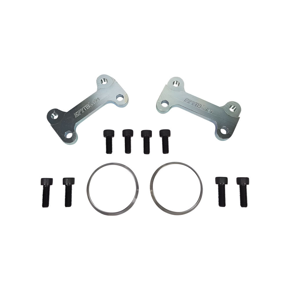 EPYTEC Bremssattel Adapter passend für VW Golf 4 R32 Polo WRC / Audi S3 / Seat Leon für 335x22mm Bremsscheibe Hinterachse