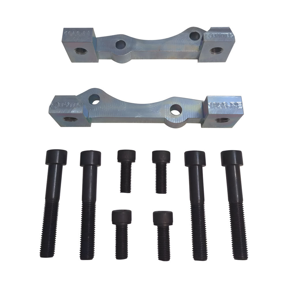 EPYTEC Bremssattel Adapter passend für Mercedes-Benz W124 W201 W202 W208 C208 R170 für Porsche Sattel mit 300x22mm Bremsscheibe Hinterachse