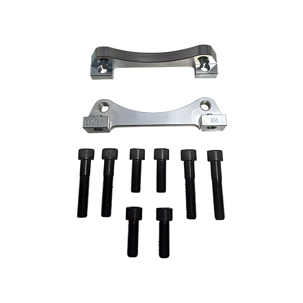EPYTEC Bremssattel Adapter passend für BMW E46 M3 für Porsche 996 Sattel mit 345x28mm Bremsscheibe Vorderachse