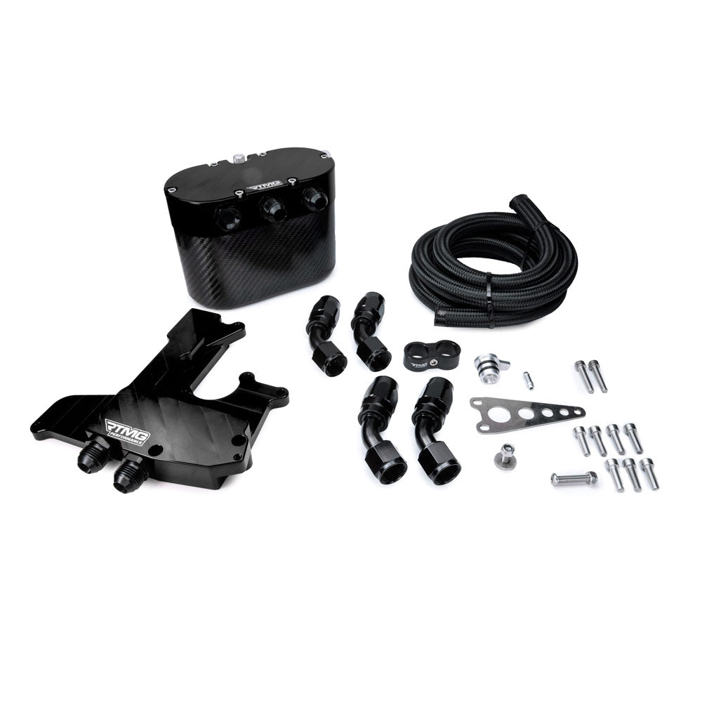 RTMG PERFORMANCE Carbon Ölabscheider Catchtank Kit passend für VW Audi Skoda Seat 1.8 / 2.0 TSI
