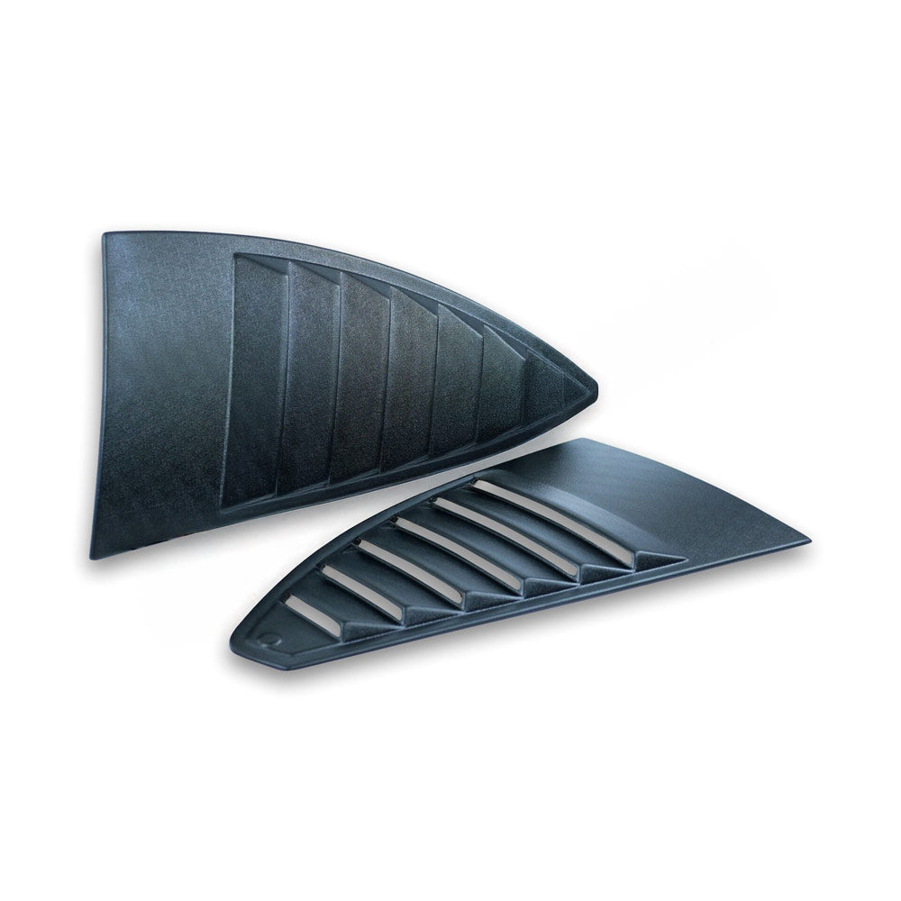 SEKCUSTOMS Seitenfenster Abdeckung Louver passend für BMW E46 Coupe