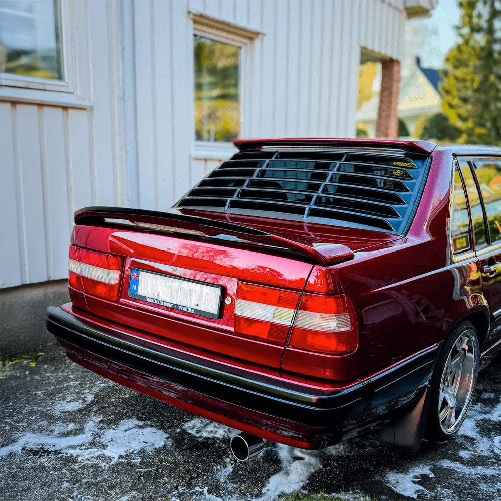 SEKCUSTOMS Seitenfenster Abdeckung Louver passend für Volvo 940 960