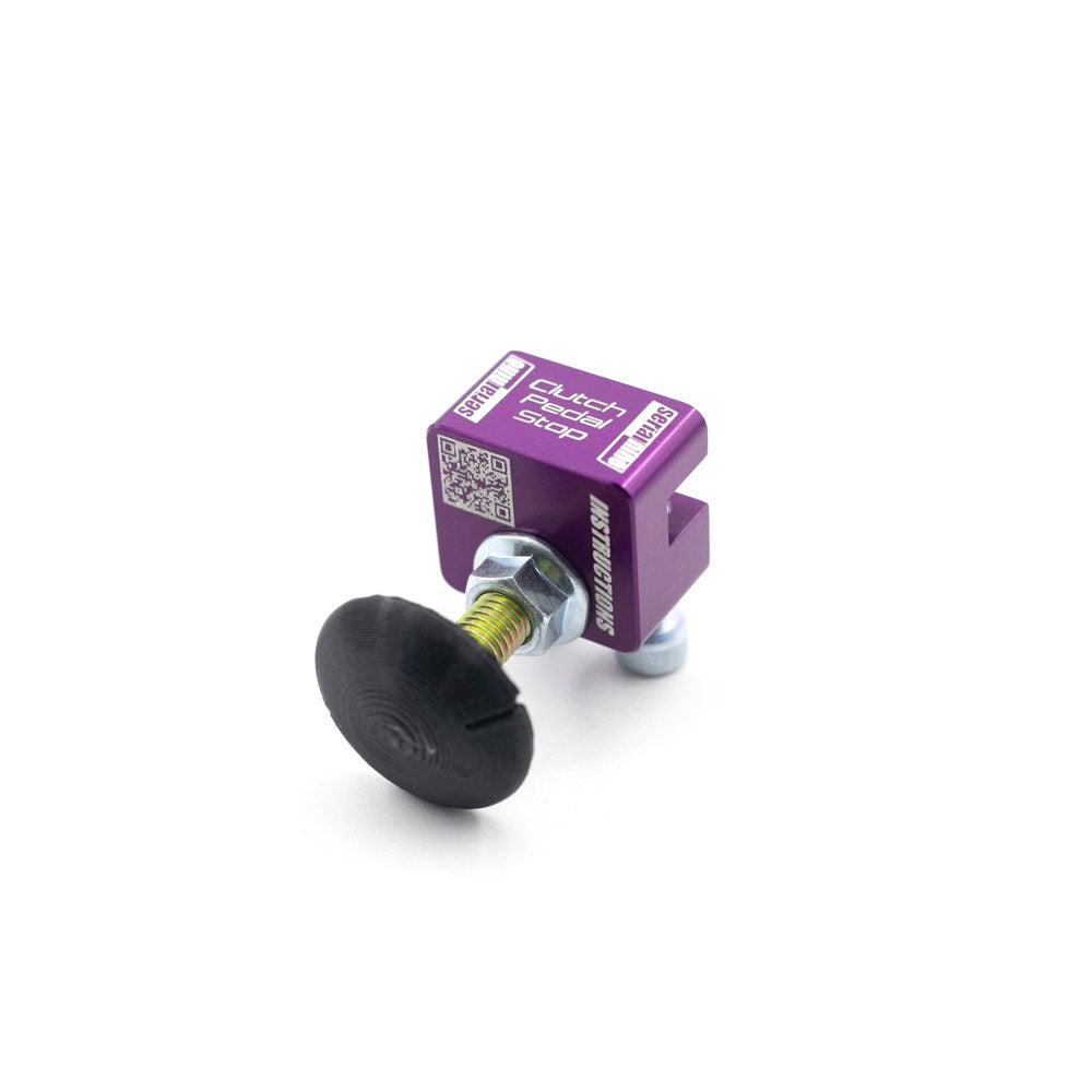 SERIALNINE Kupplungspedalanschlag passend für Kupplungspedale bis 7,5 mm einstellbar (Aluminium)