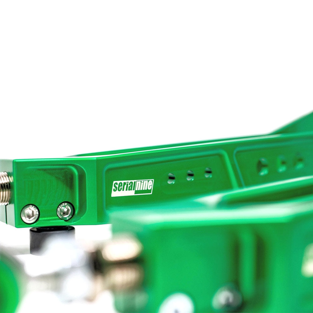 SERIALNINE Querlenker Camber Arms passend für Lexus IS300 / GS300 / Toyota Verossa / Mark II / Crown SXE10 / JZS161 JZX110 Hinterachse unten einstellbar Uniball (Aluminium)