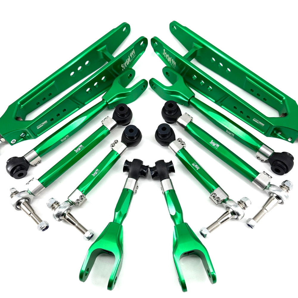 SERIALNINE Querlenker Längslenker passend für Lexus IS F / IS350 / GS350 / IS250 / GS430 XE20 S190 Hinterachse einstellbar Uniball (Aluminium)