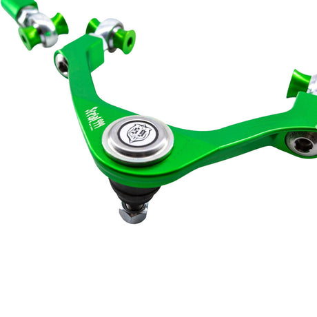 SERIALNINE Querlenker passend für Lexus IS300 / Altezza / Verossa / Toyota Crown SXE10 / JZX110 JZS171 Vorderachse oben einstellbar Uniball (Aluminium)