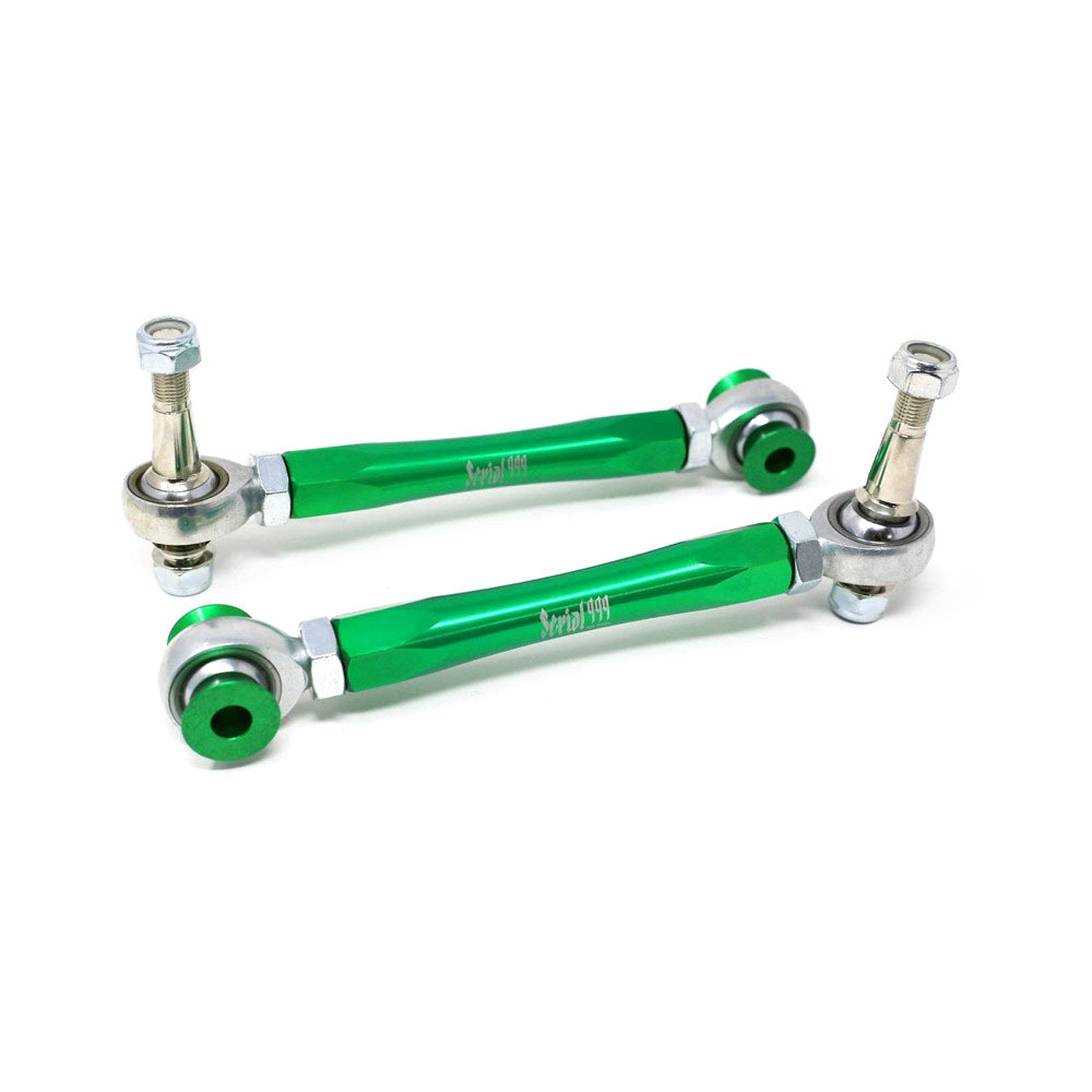 SERIALNINE Querlenker Spurstangen passend für Lexus IS300 / Altezza / Verossa / Toyota Crown SXE10 / JZX110 JZS171 Hinterachse einstellbar Uniball (Aluminium)